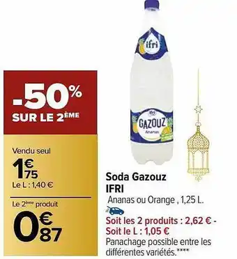Soda gazouz ifri