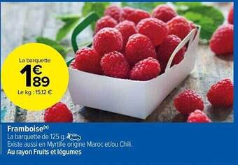 Carrefour Market Framboise offre