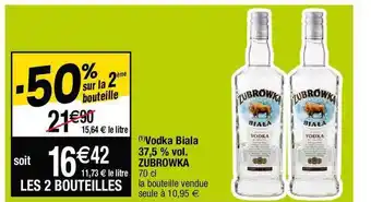 Vodka biala 37,5% vol. zubrowka