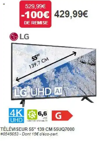 Costco Téléviseur 55 offre