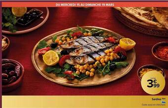 Carrefour Market Sardine offre