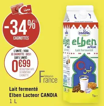 Lait fermenté elben lacteor CANDIA