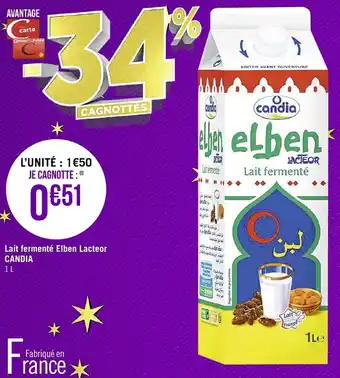 Lait fermenté ethen lacteor CANDIA