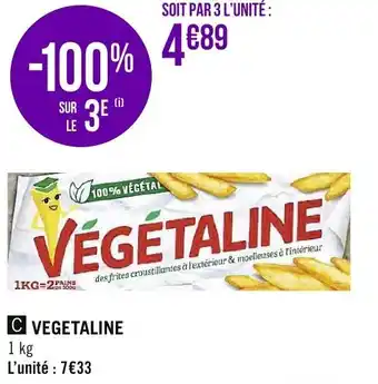 Géant Casino Vegetaline offre