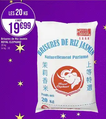 Géant Casino Brisures de riz jasmin ROYAL ELEPHANT offre