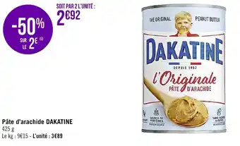 Géant Casino Pâte d'arachide DAKATINE offre