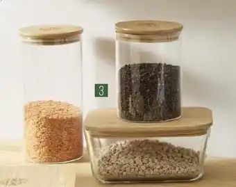 Géant Casino Pot de cuisine en verre offre