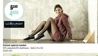 Géant Casino Collant special basket offre