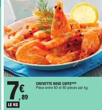 E.Leclerc Crevette rose cuite offre