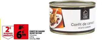 Auchan Confit De Canard Secret De Chef offre