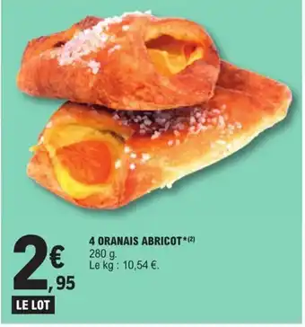E.Leclerc 4 Oranais abricot offre