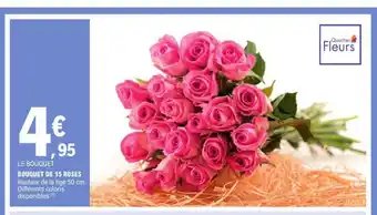 E.Leclerc Bouquet de 15 roses offre