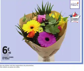 E.Leclerc Bouquet fleurs de france offre