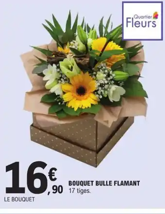Bouquet bulle flamant