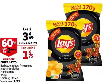 Auchan Chips Lay's offre