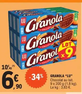 E.Leclerc Granola lu offre