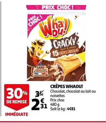 Auchan Crêpes Whaou! offre