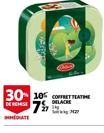 Auchan Coffret Teatime Delacre offre