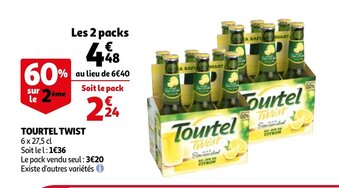 Auchan Tourtel Twist offre