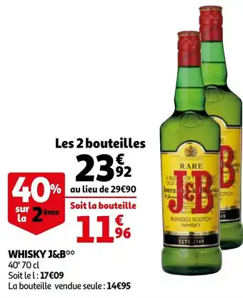 Auchan Whisky J&B offre