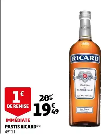 Auchan Pastis Ricard offre