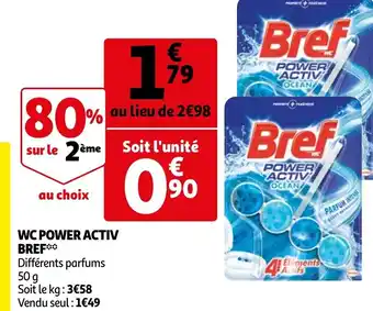 Auchan Wc Power Activ Bref offre