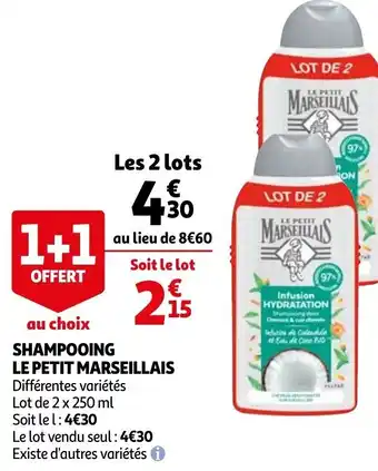 Auchan Shampooing Le Petit Marseillais offre
