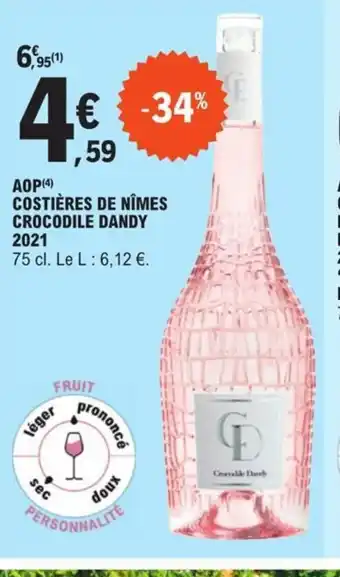 AOP Costières de Nîmes crocodile dandy 2021