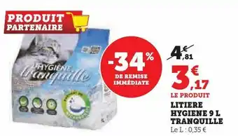 U Express Litiere hygiene 9 l tranquille offre