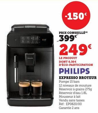 Expresso broyeur