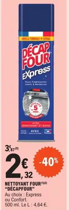 E.Leclerc Nettoyant four decapfour offre