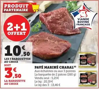 Pavé mariné charal