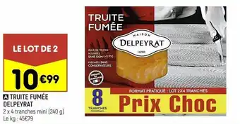 Truite fumée delpeyrat