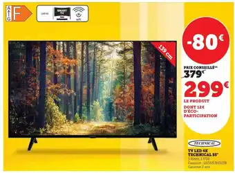 Hyper U Tv led 4k technical 55" offre