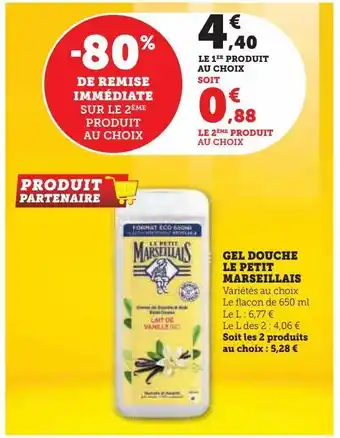 Gel douche le petit marseillais