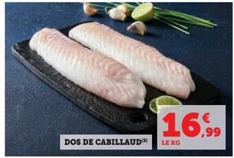 Hyper U Dos de cabillaud offre