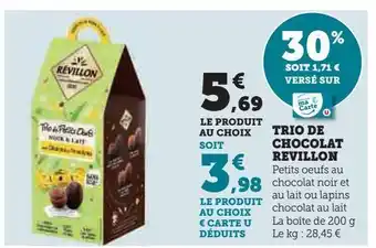 Hyper U Trio de chocolat revillon offre