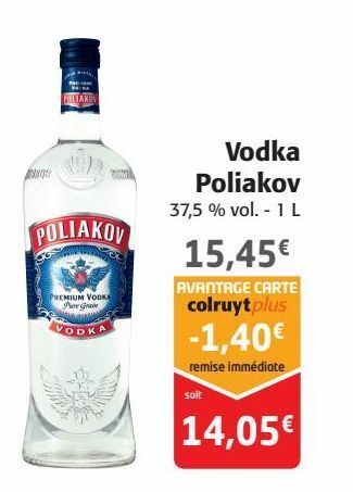 Colruyt Vodka poliakov offre