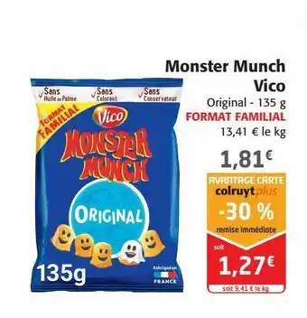 Colruyt Monster munch vico offre
