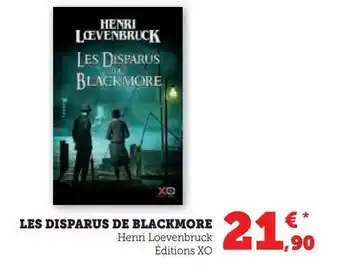 Hyper U Les disparus de blackmore offre
