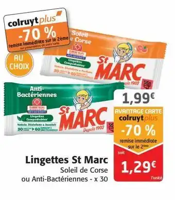 Colruyt Lingettes st marc offre