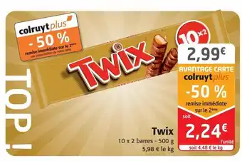 Colruyt Twix offre