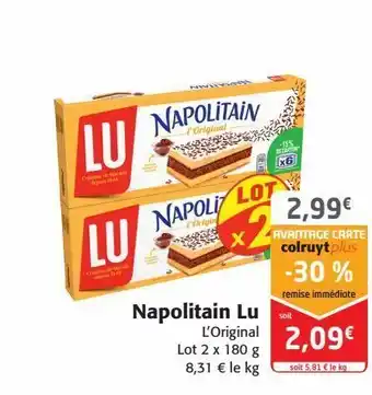 Colruyt Napolitain lu offre