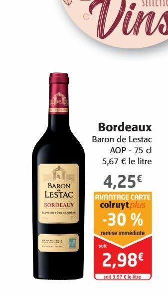 Colruyt Bordeaux offre