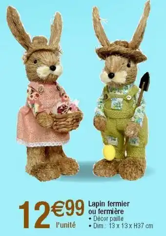 Migros Lapin fermier ou fermière offre
