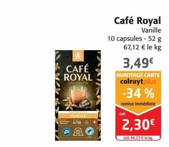 Colruyt Café royal offre