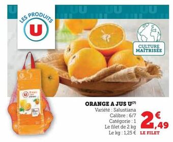 U Express Orange a jus u offre