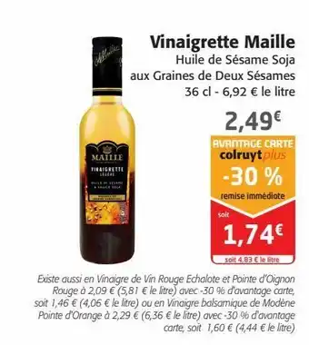 Colruyt Vinaigrette maille offre