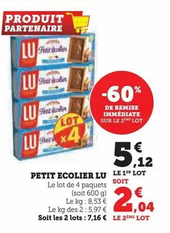 U Express Petit ecolier lu offre