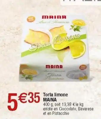 Migros Torta limone maina offre